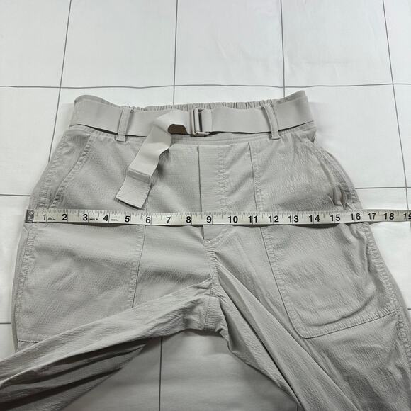 Athleta Pants Womens 0 Gray Trekkie Nylon Ripstop Athletic Travel Camp Utility - Picture 8 of 12